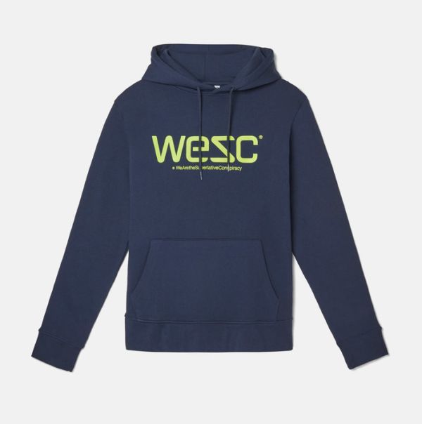 WeSC Fall18 Hoodie hooded sweatshirt navy blazer WeSC Fall18 Hoodie hooded sweatshirt navy blazer