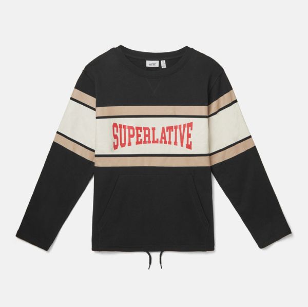 Sweatshirt WeSC Fall18 Madison Superlative black Sweatshirt WeSC Fall18 Madison Superlative black