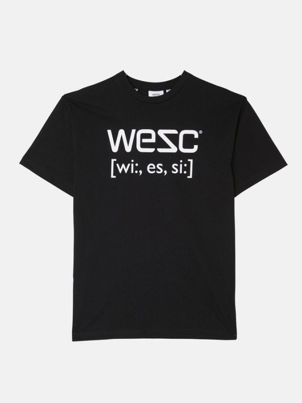 WeSC SS19 Mason Phonetic black WeSC SS19 Mason Phonetic black