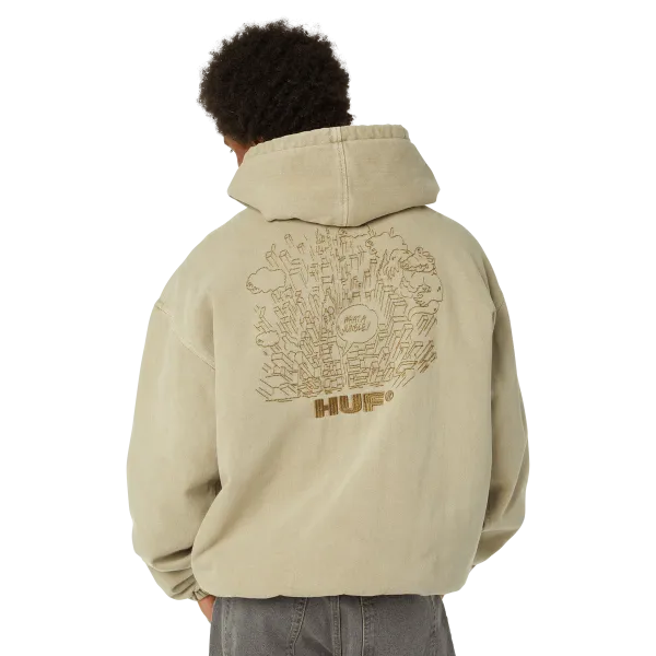 Куртка HUF HO25 What A Jungle Denim Work Jacket desert