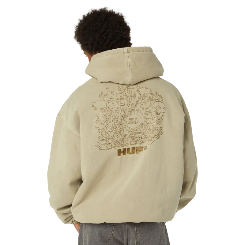 Куртка HUF HO25 What A Jungle Denim Work Jacket desert