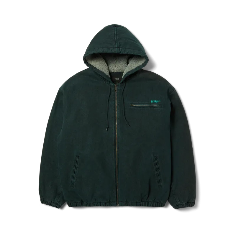 Куртка HUF HO25 What A Jungle Denim Work Jacket evergreen