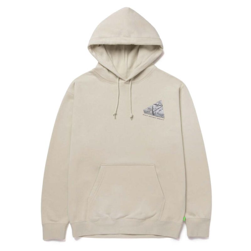Hoodie HUF HO22 Withstand TT pullover sand