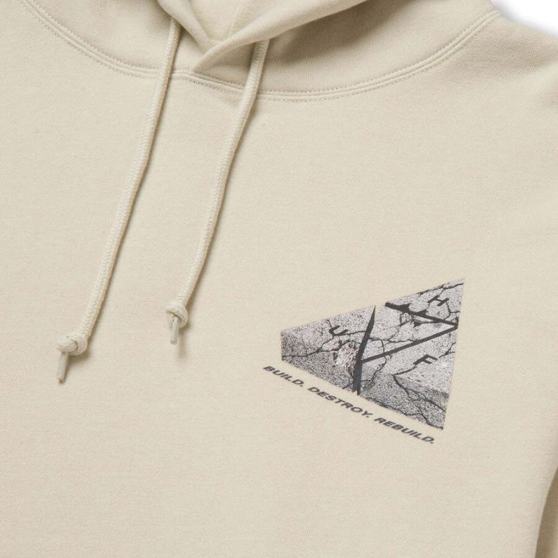 Hoodie HUF HO22 Withstand TT pullover sand