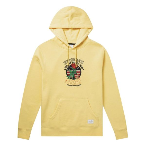 Hoodie HUF Woodstock pullover yellow Hoodie HUF Woodstock pullover yellow
