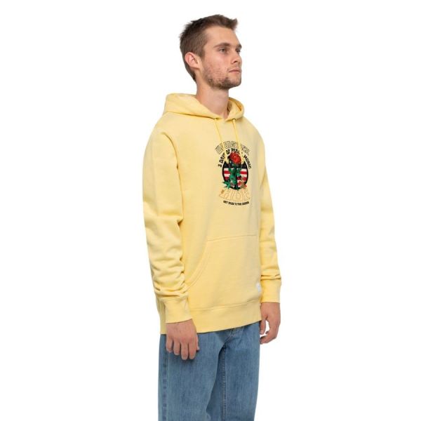 Hoodie HUF Woodstock pullover yellow