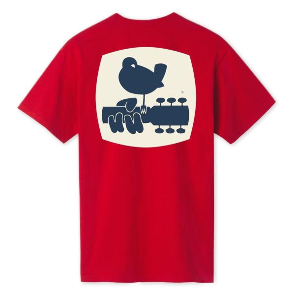 Футболка HUF FA19 Woodstock staff tee red