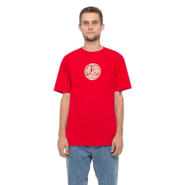 Футболка HUF FA19 Woodstock staff tee red