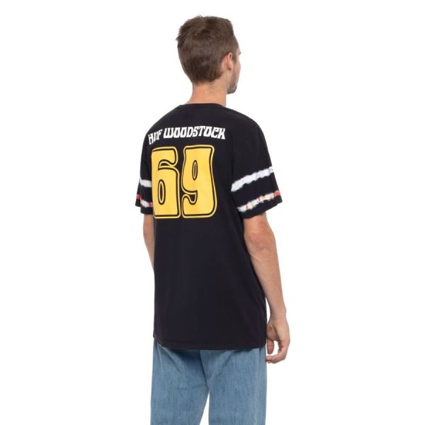 HUF FA19 Woodstock Team knit top black